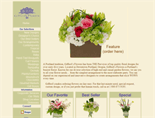 Tablet Screenshot of giffordsflowers.com